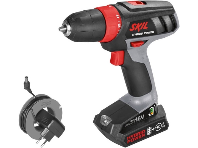 Taladro Atornillador SKIL 2461 AA (14,4 V - 0-400 + 0-1500 rpm)