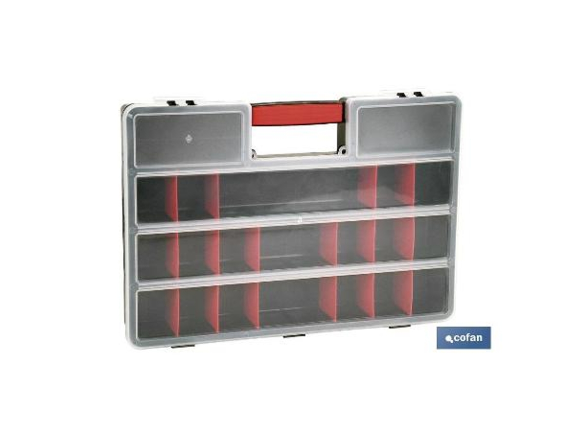 Estuche super 21 compartimentos 46x32x8 cm