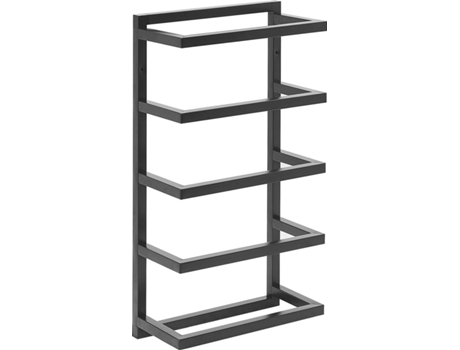 Toallero de metal negro 31 x 57 cm BELIANI Cintra