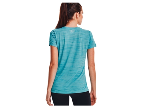 Camiseta de Mujer para Fitness UNDER ARMOUR Tech Tiger Azul (S)