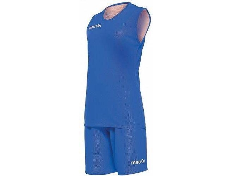 Conjunto para Mujer MACRON F400 Azul, Blanco para Baloncesto (XS)