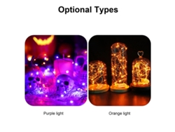Rebe-luces De Cuerdas De 4m 40leds Fairy Flexible Ip42 Resistente Al Agua Operado Por 2 Pilas Aa Para Decoración Navideña Hogar Jardín Fiesta