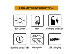 Linterna De Camping Led Con Trípode Retráctil 10800mah Recargable 3 Modos De Luz Para Camping, Senderismo, Pesca Y Reparaciones De Emergencia