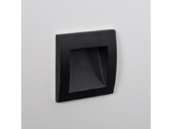 Aplique de Pared LEDKIA Led 4W Cuadrada Negra Leif (9 x 9 x 7,2 cm)