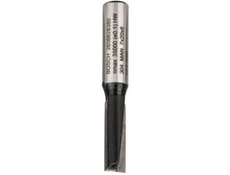 Fresa BOSCH Recta - 8 mm - D1 7 mm - L 19.6 mm - G 51 mm