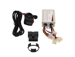 Kit De Controlador De Velocidad Para Bicicleta Eléctrica De 24 V Y 500 W Con Acelerador E Indicador De Batería.