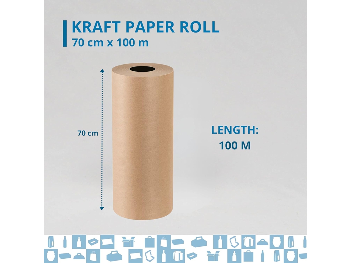 PATIKIL Papel De Regalo 2 Rollos 15"x1000" (80') 80 GSM Rollo De