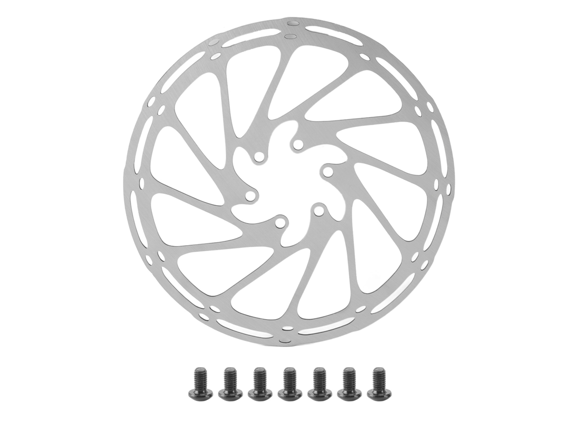 Disco De Freno De Bicicleta Ligero De Acero Inoxidable, Anti-mordida, 180 Mm, Accesorio De Freno