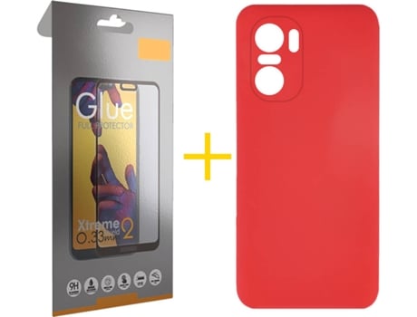 Carcasa + Protector de Pantalla para Xiaomi MI 11I SKYHE Rojo