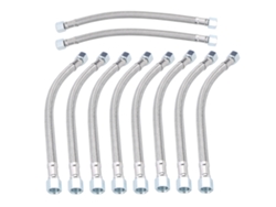 10 Mangueras Flexibles De Acero Fundido De 14 X 1,5 Mm Y 35 Cm Para Máquinas De Compresión De Aire.