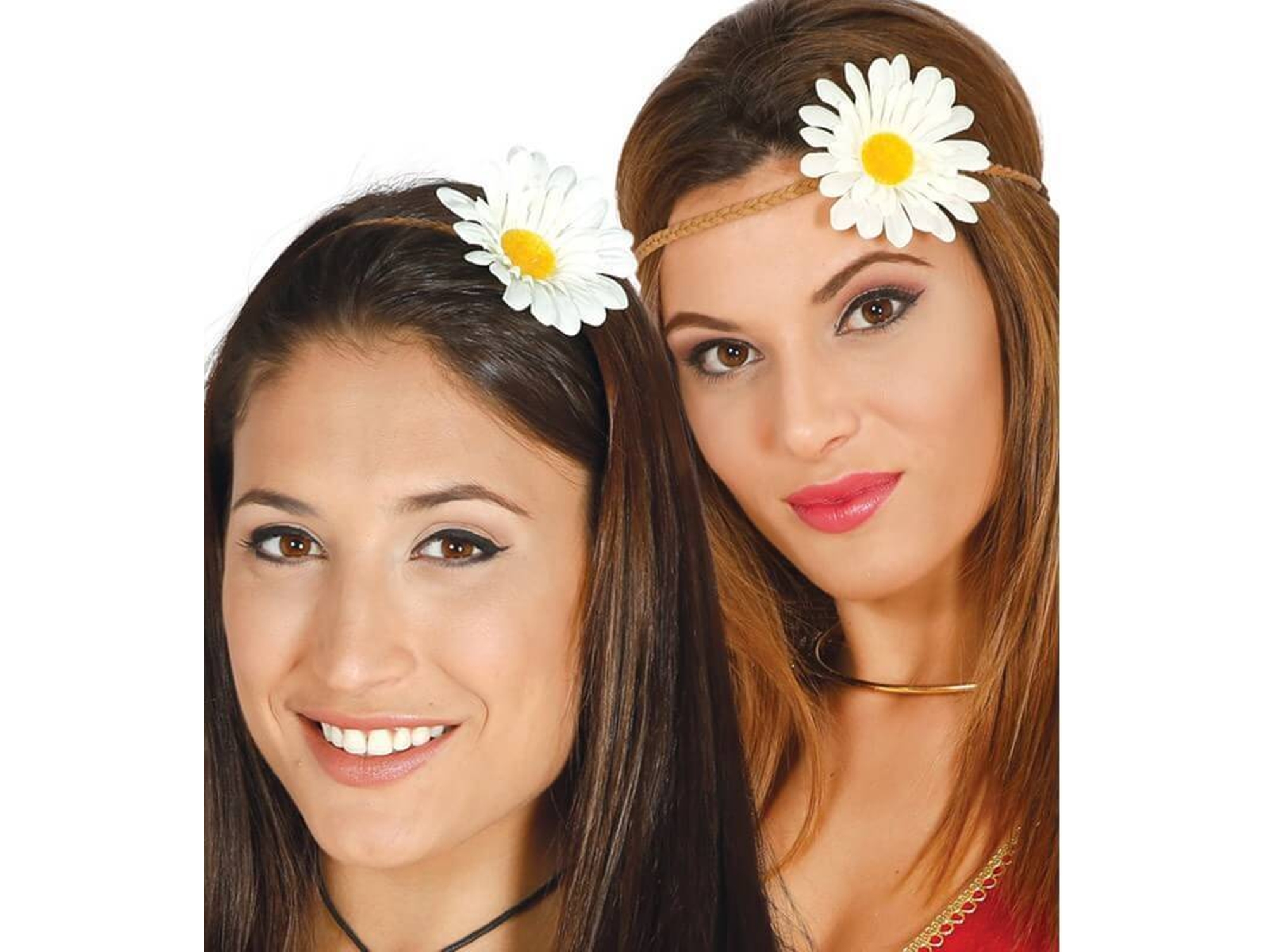 Cinta DISFRAZZES Hippie Com Flor