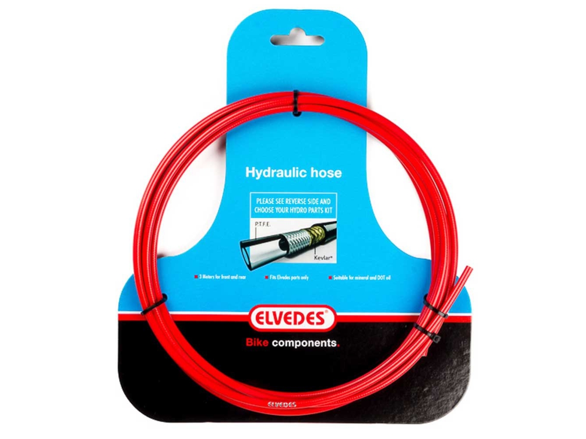 Hidráulico Cobertura de Cabo Ptfe Aramidic Lining 3 Metros Vermelhoelvedes