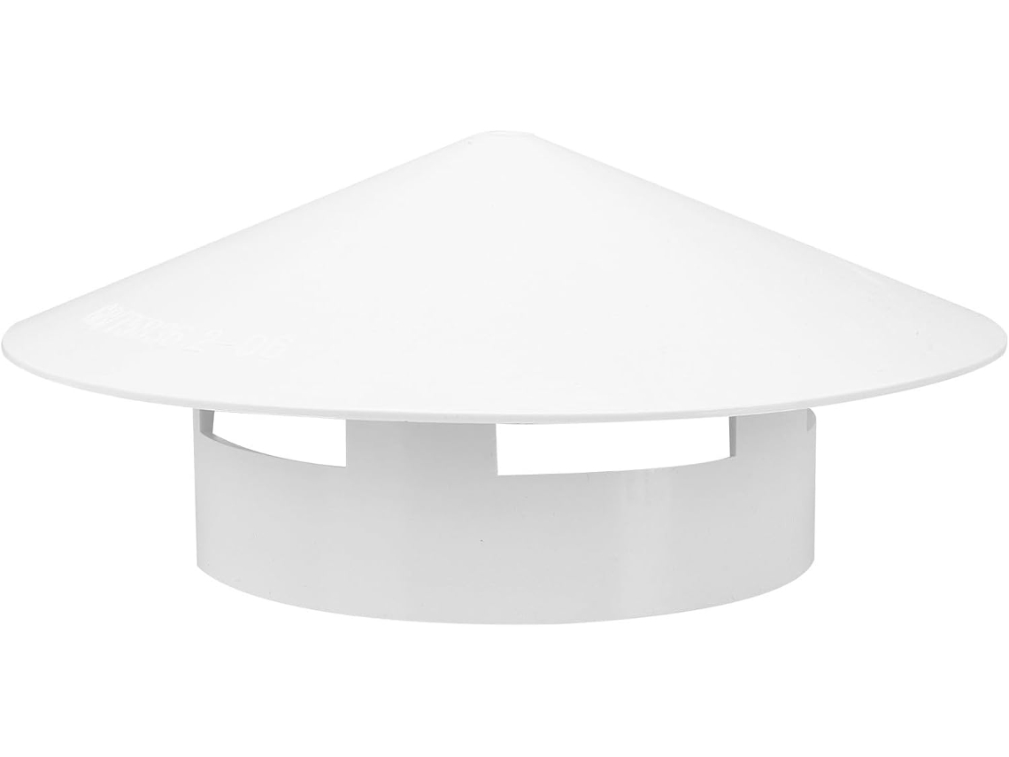 Tapa De Chimenea De Plástico Blanco, Tapa Impermeable Tipo Hongo Para La Lluvia