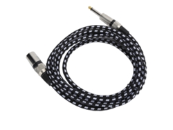 Cabo Xlr Para 6.35mm 1/4 Polegada Macho Balanced Sinal Microfone Instrumento 3m 24awg Cobre Sem Oxigênio