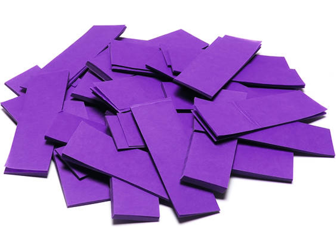 Confeti TCM 55x18 mm, Morado, 1kg