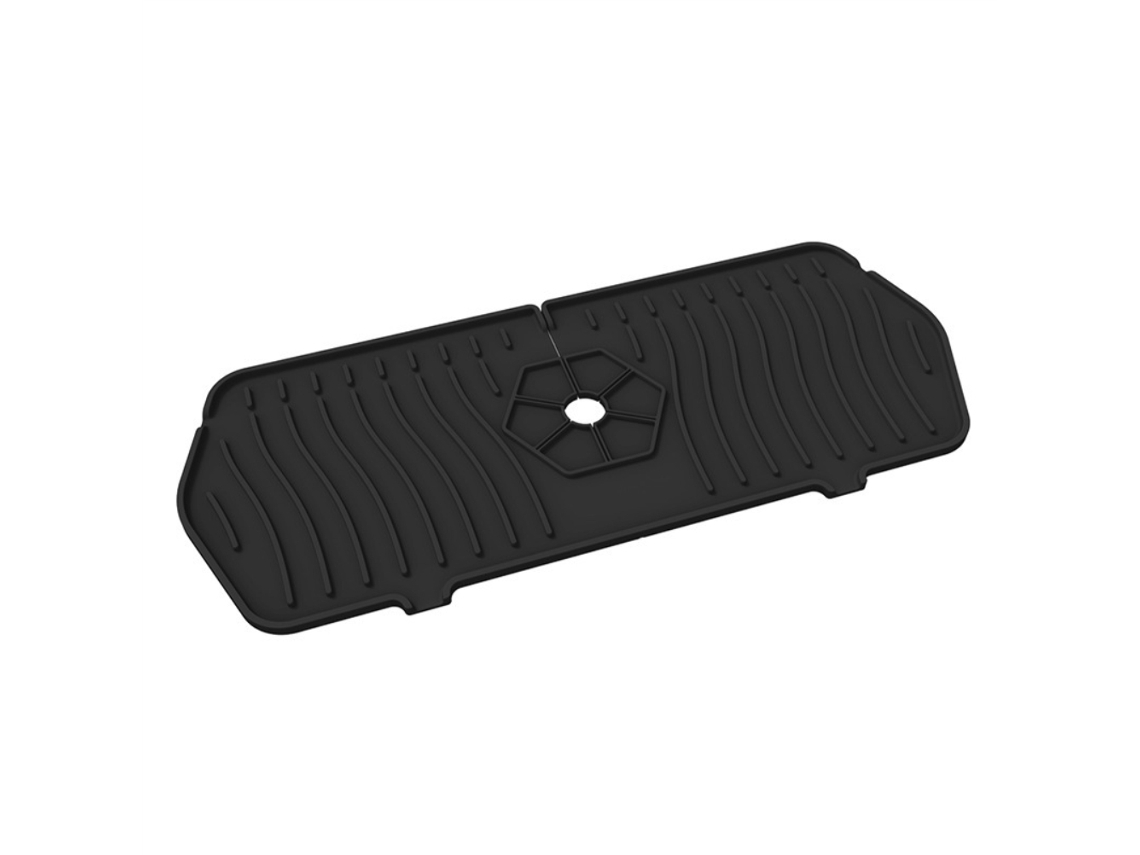 Almohadilla de silicona para desagüe de fregadero, con material a prueba de fugas y marca registrada.