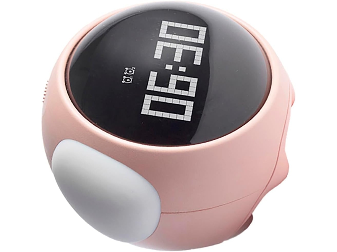 Reloj Despertador Digital Led Para Niños Y Niñas Con Patrón De Expresión Y Luz Nocturna Táctil Integrada.
