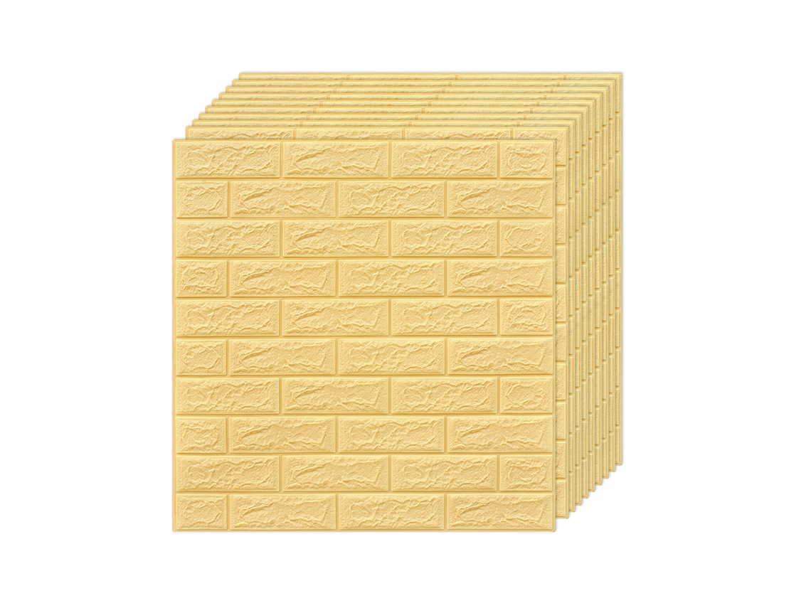 Paneles de pared 3D, 10 piezas, adhesivo de espuma, impermeable NEVEANCE