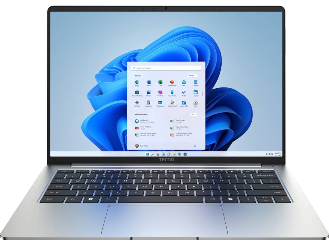 Portátil TECNO Megabook T14FA Air  (14'' - AMD R7-7735HS - RAM: 16 GB - 1 TB SSD - AMD Radeon 680M)