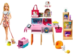 BARBIE Loja de Animais (Edad Mínima: 3 Años - 39,5 x 7,5 x 32,3 cm)
