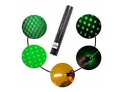 Puntero láser verde de alta potencia (532 nm, 5 mW, 303 nm), potente puntero láser con punta en forma de estrella. Stelasplen