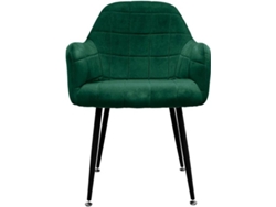 Conjunto de 6 Cadeiras de Jantar ML-DESIGN 75 Azul (Microfibra, Metal - 58x43x83 cm)