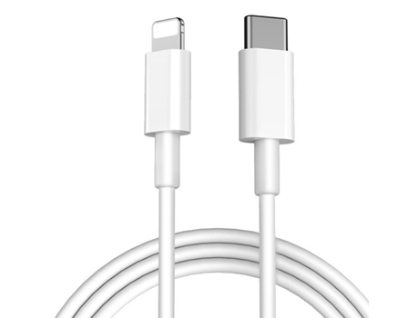 Cable de Carga GIFT4ME Lightning Type-C de 100 Cm Con Tecnología Dp YCertificado Mfi para Apple Iphone 14 Pro Max Blanco
