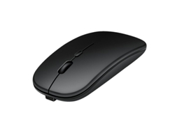 Ratón Inalámbrico Bluetooth Compatible Con Portátiles, Macbook, Ipad Y Iphone. Clic Silencioso. Recargable.