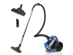 Aspirador Sin Bolsa Aigostar, Aspiradores De Polvo Con Boquilla 2 En 1 Para Ranuras, Filtro Lavable Antialérgico, Radio De Acción De 7,5 M, Azul