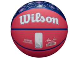 Pelotas de Baloncesto NbaTeam City Collector Washington Wizards Ball WZ4016430ID, unisexo, pelotas de baloncesto (rosado - 7 EU) WILSON