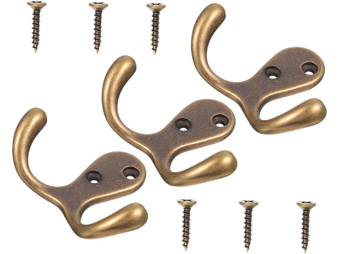 Juego De 3 Ganchos De Pared Para Baño, De Metal Resistentes Toallas, Perchas De Extraíbles.