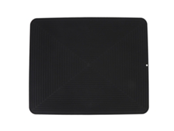 Paño De Silicona Para Secar Platos, Para Encimera De Cocina, A Prueba De Derrames, Aislante Térmico, Negro.