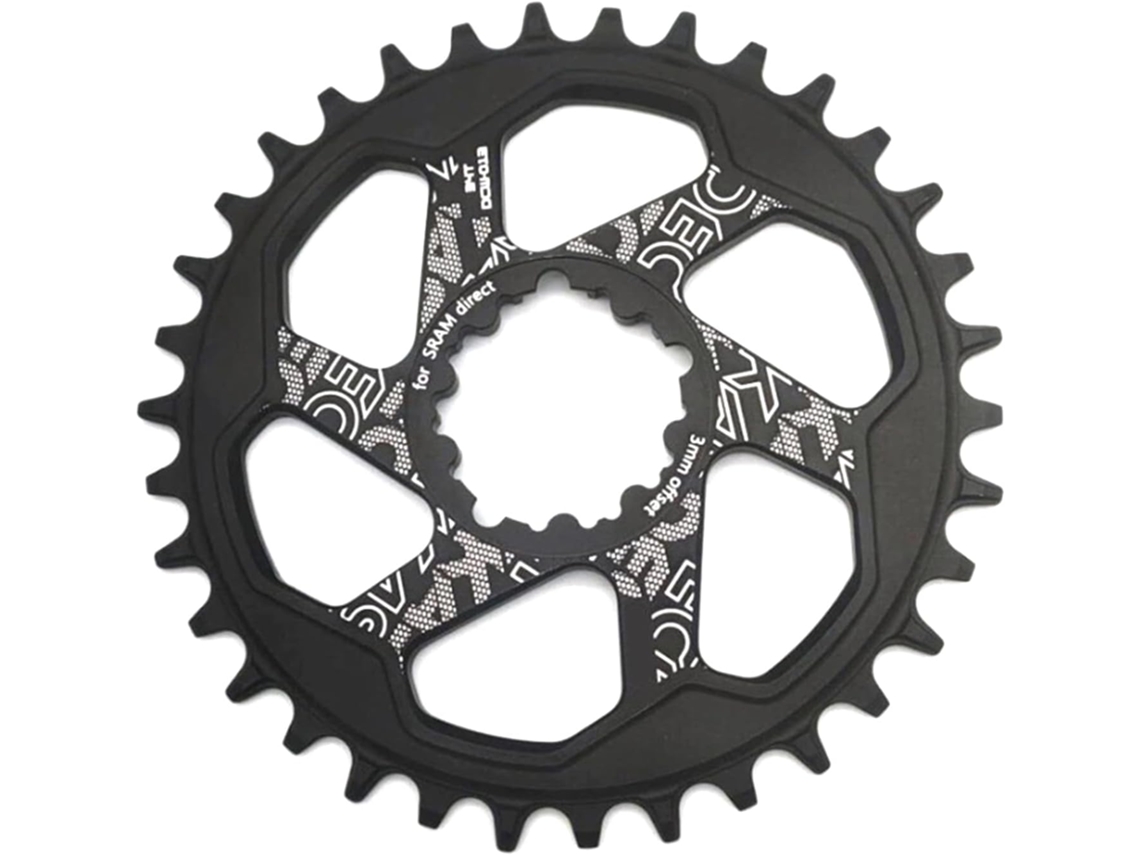 Meseta Redonda De 3 Mm Para Vtt 30t / 32t 34t 36t 38t Étroit Velo De Paloma Grande En Aleación De Aluminio