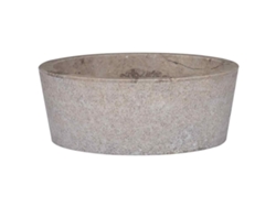 Lavabo Ø40x15 Mármol Gris DKD HOME DECOR