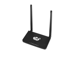 Router wifi 4G LTE de 300 Mbps con tarjeta SIM, 2 antenas externas, color negro, enchufe británico.