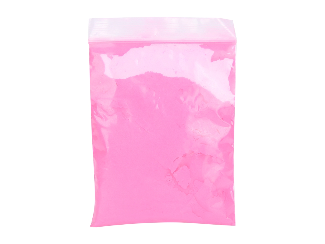 KKML-Pulpo Luminoso para Arte de Uñas DIY Pigmento de Color Brillante 100g Rojo Rosa