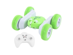 Coche Teledirigido Acrobático De 2,4 Ghz Con Rotación De 360 Grados Y Doble Marcha Atrás - Verde