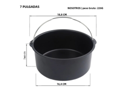 Molde redondo antideslizante para hornear, 18 cm (7 pulgadas), accesorio de cocina, ideal para bares.