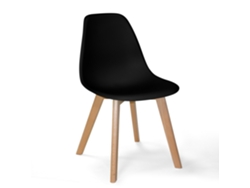 Silla LÚZETE (Madeira - Madera - Negro)