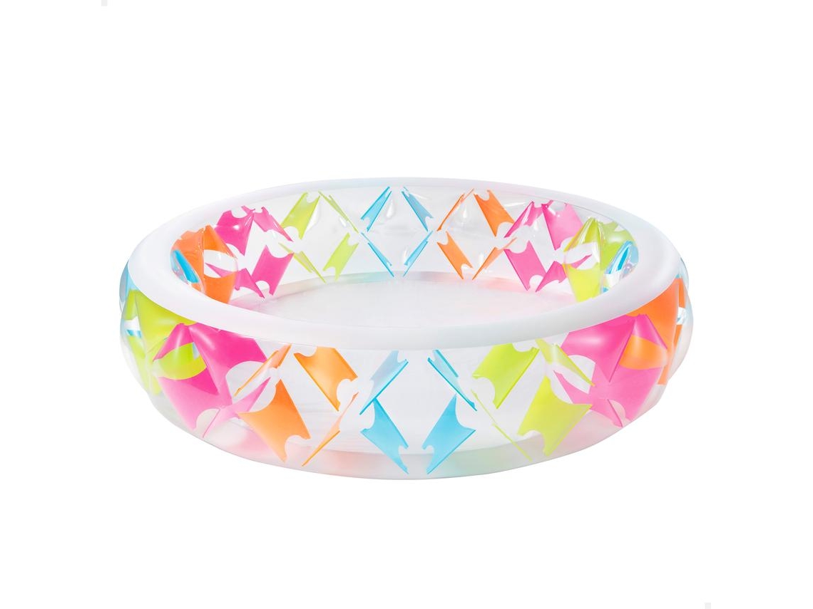 INTEX Piscina hinchable de colores 229x56 cm