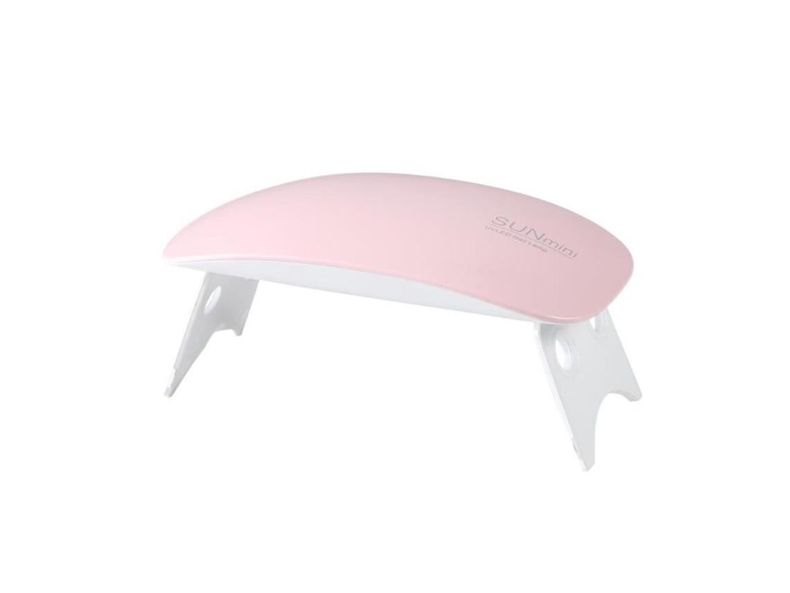 Mini lámpara UV LED para uñas  rosa