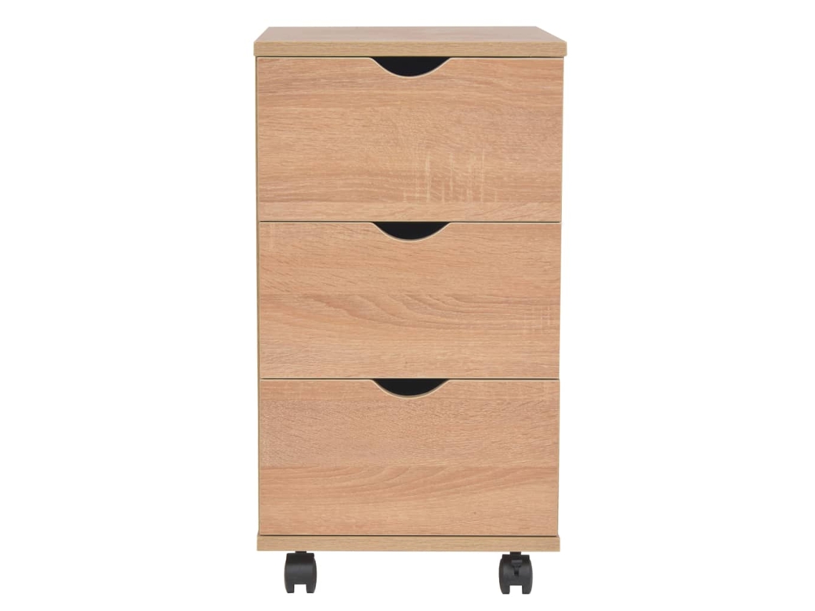 Maison Exclusive - Cajonera De Madera 33x45x60 Cm Color Roble