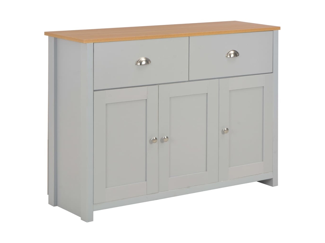Aparador Gris 112x35x81 Cm