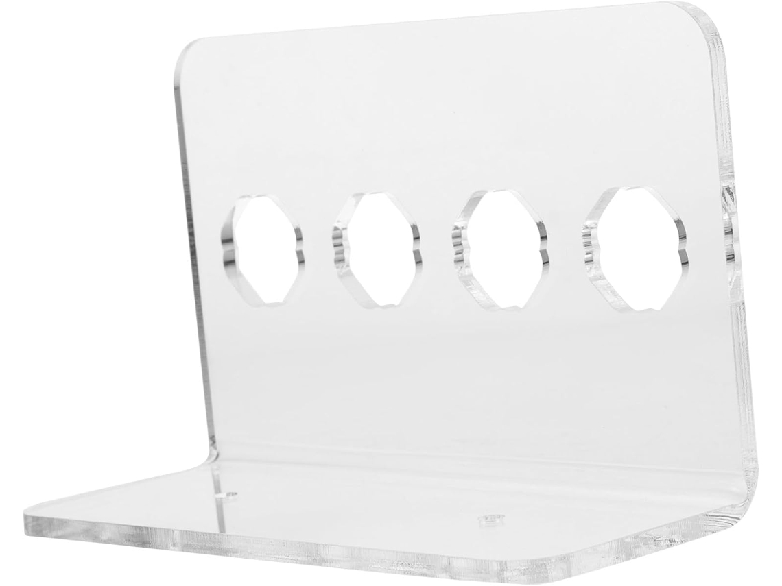 Soporte Acrílico De Pared Para Tijeras De Peluquería, Estante De Almacenamiento Para Peines Y Otras Herramientas Para El Cabello.