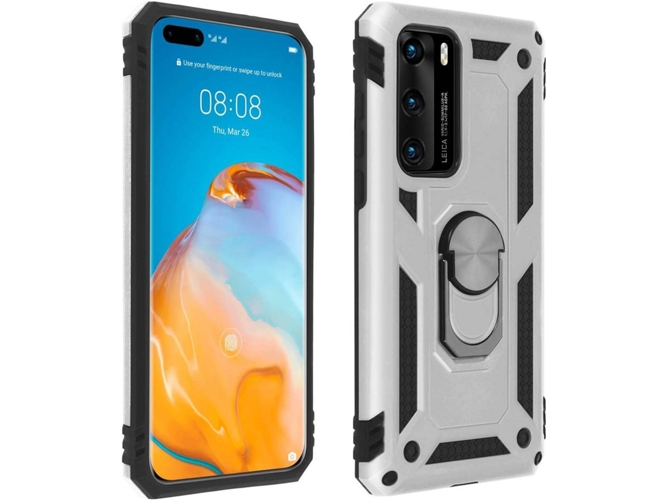 Carcasa Huawei P40 AVIZAR Anillo Gris