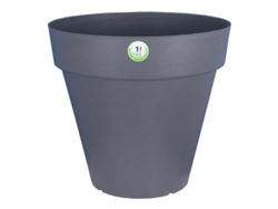 Maceta RIVIERA 414076 Redondo Gris Plástico