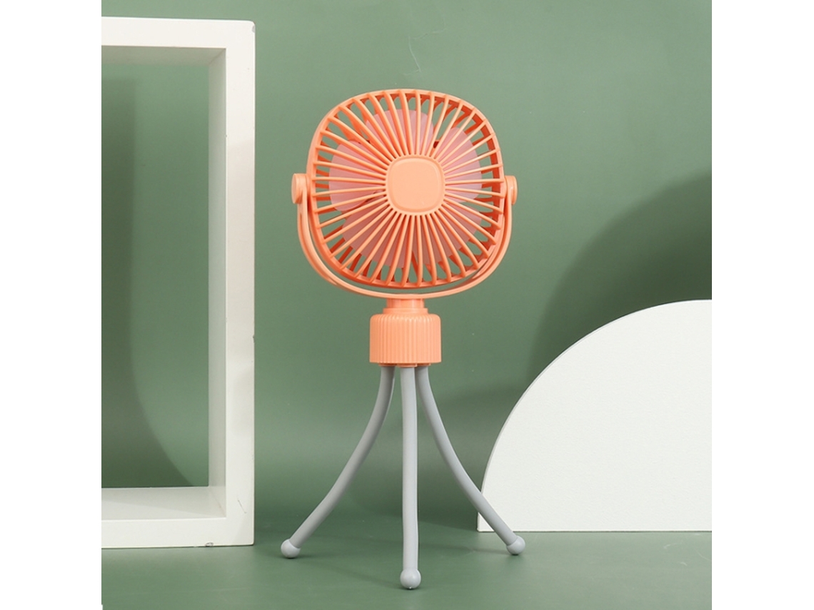 Ventilador portátil USB HALINUIA Octopus (para cochecitos de bebé, estudiantes, exteriores, silencioso)