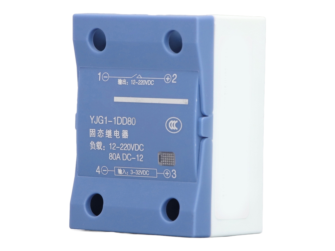 Relé De Estado Sólido Monofásico 80a Control Dc Regulador De Voltaje 3-32v Entrada 12v Salida