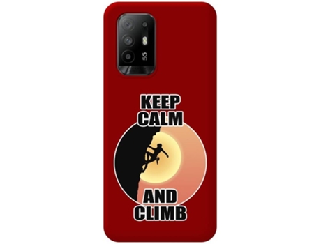 Carcasa para Oppo A94 5G TUMUNDOSMARTPHONE Silicona Líquida Dibujos Rojo