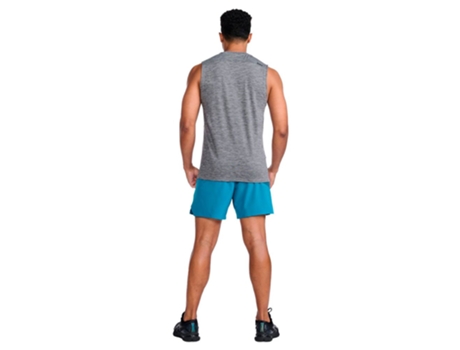 Camiseta sin Mangas de Hombre para Fitness 2XU Motion Azul (L)